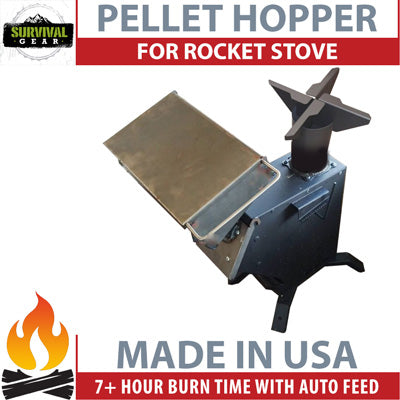 Pellet Hopper Kit for Rocket Stove