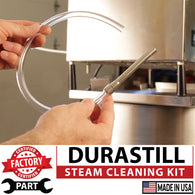 Durastill Steam Cleaning Kit - 3 Feet Clear Tubing and 4 Inch Steamer Tube