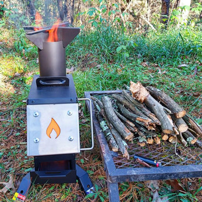 Bullet Proof 50 BMG Gasifier Rocket Stove Emergency Tent Heater