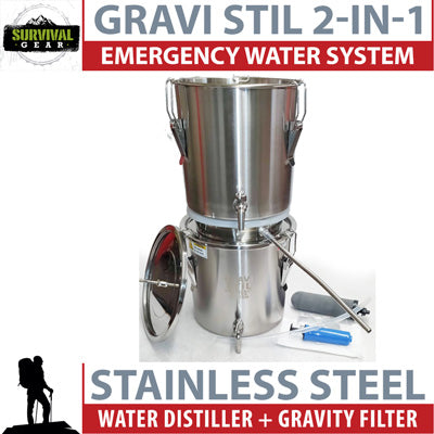 gravi stil emergency water system 2-in-1