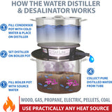 d stil lite stove top water distiller how to distill water in an emergency 