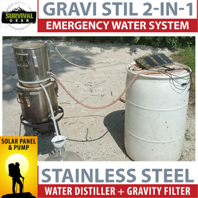 gravi stil how to make distilled water without electricity