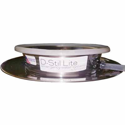 d-stil lite portable water distiller desalinator side view